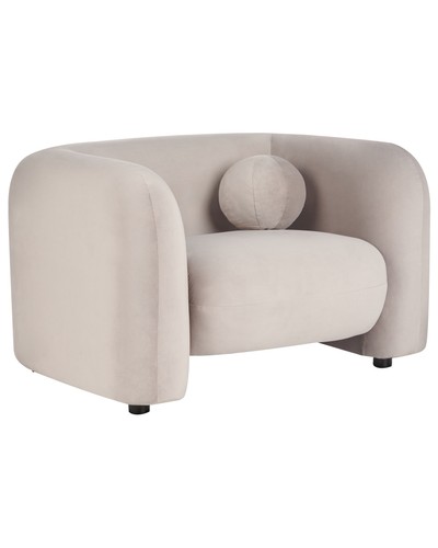 Fauteuil moderne velours - en,