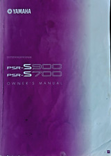 Yamaha PSR-S900 PSR-S700 Keyboard Workstation Original Owner's Manual Large Book