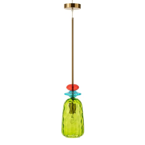 Lampe suspension verre - en,