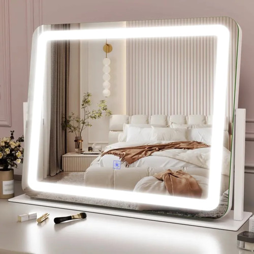 Miroir maquillage led 55x48cm - miroir,