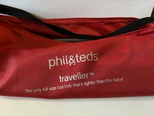Phil & Teds Travel Cot/Crib Red