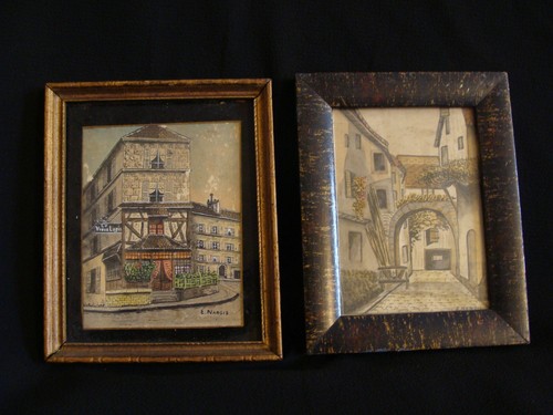 Tableaux miniatures paris - tableaux,