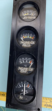 Jaeger n series Quad Indicator / Instrument Cluster, Pressure, Temp, Amp