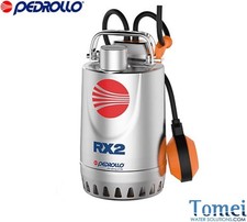 Pompe de relevage vide cave Pedrollo RXm2 Automatique Inox eau de pluie 0,37kW