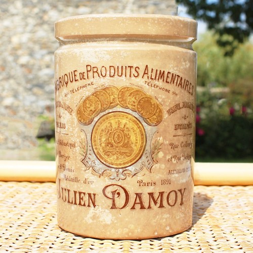 Ancien pot publicitaire - , à
