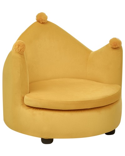 Fauteuil velours forme - en,