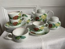 Villeroy & Boch Service thé café sucrier 6 tasse soucoupes T'chou Tchou lotus