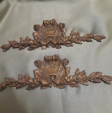  Garniture chenets en bronze