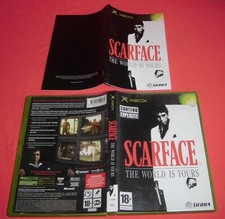 Xbox Boîte + Notice Scarface The Wortld is Yours [PAL (Fr)] 1ère génération JRF