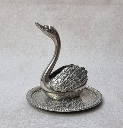 Baguier vintage cygne sur - baguier,