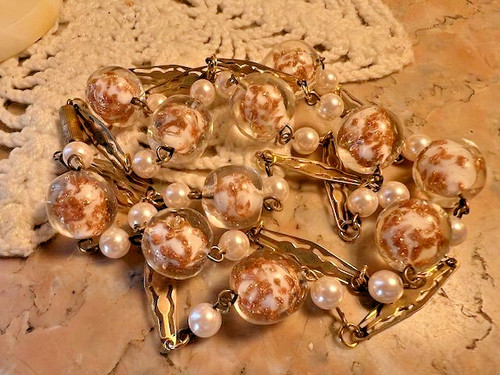 Collier ancien perles culture - ,