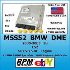 BMW Z8 (E52) MSS52 DME S62 V8 5.0L Plug n Play 2000-2003 / RPM Motorsport