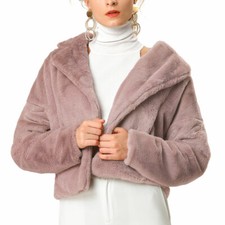 Femmes Manteau Court En Fausse