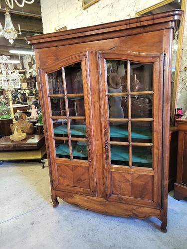 Bibliotheque vitrine louis - louis, xv