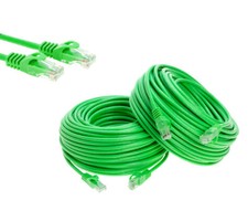 CAT6 Ethernet Patch Cord RJ45 LAN Network Cable Green 50FT- 200FT Multi-Pack LOT