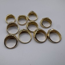 Lot de 10 bagues anciennes