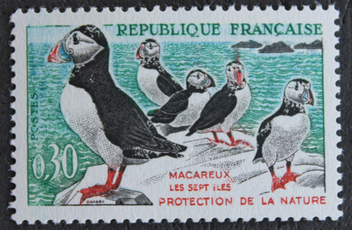Timbre france oiseau - timbre,
