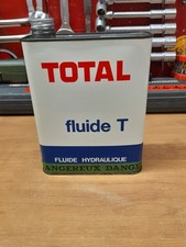 ancien bidon huile vide total