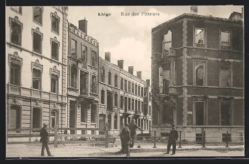 Cpa liège rue des - liège,,