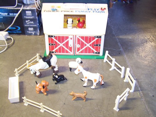 Jouets anciens ferme - ferme, +