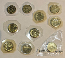 LOT DE 10 PIECES DE 5 CENTIMES