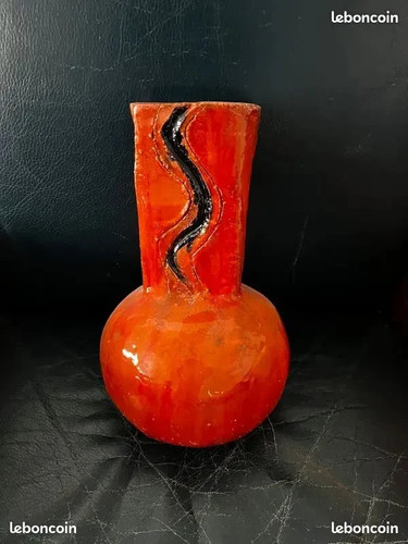 Vase vintage céramique - vase,