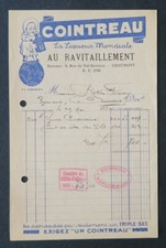 Facture COINTREAU LIQUEUR AU