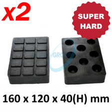 2 Tampons Caoutchouc Dura H40 Pont de Levage Voiture Bloc Omcn Corghi Ravaglioli