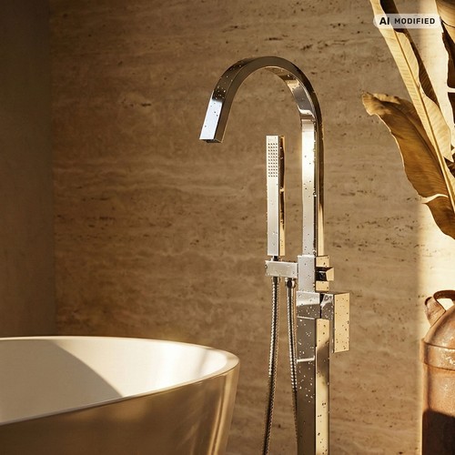 Robinet baignoire sur pied - de,