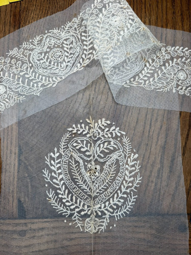 Dentelle ancienne fond de - dentelle,