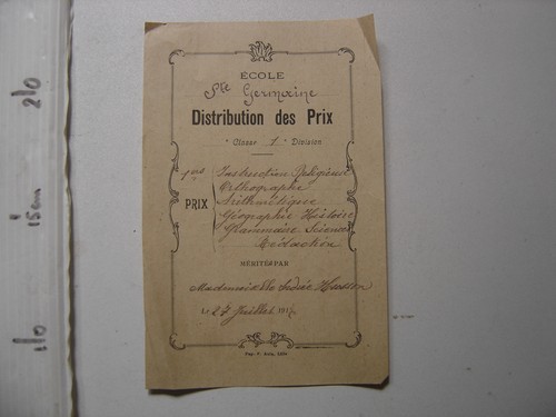 Wwi ww1 1917 ecole - wwi, sainte