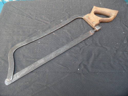 Ancienne scie boucher - de,