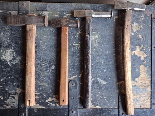 Lot anciens marteaux - , de