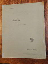 Moor Sonate pour Violoncelle et piano Op 76 publ. Mathot, Paris