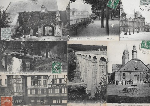 Lot cartes postales - de,