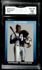 1990 Broder ACEO Custom Bo Jackson GMA 10 Los Angeles Raiders/Kansas City Royals