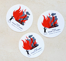 Antique stickers forest fire protection Var Ministry of Agriculture 79 »