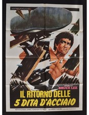 Affiche BRUCE LEE RETOUR CINQ