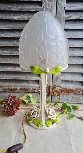 Ancienne lampe table fer - ancienne,