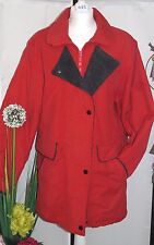 Vêtement occasion femme : Manteau rouge - T : 38 / 40