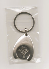 Porte-Clés Jeton Caddie Chariot Supermarché