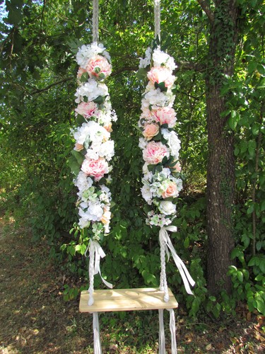 Balançoire fleurs fait - balançoire, à