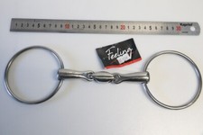 NEUF : Mors Cheval 2 grands anneaux anatomic Inox - FEELING 600910125 en 125mm