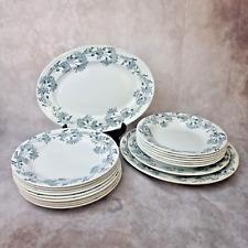 Service de Table Ancien Alençon Creil & Montereau – Motif Bleuet Vert – LABRADOR