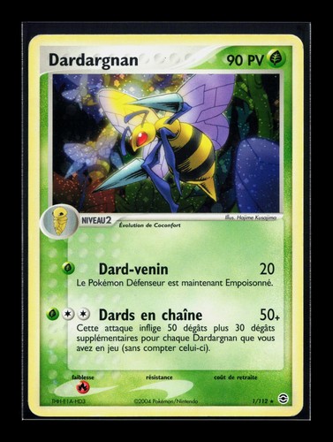 Carte pokémon dardargnan - pokémon,