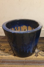 Pot en terre cuite émaillée