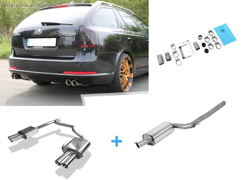 Inox duplex sportauspuffanlage - inox,