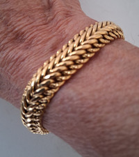 Gourmette maille américaine