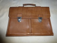 MAGNIFIQUE PORTE-DOCUMENTS CARTABLE EN CUIR