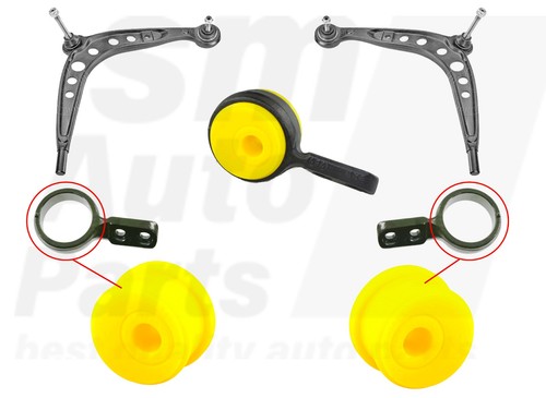 Silentbloc excentrique bras